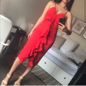 Endless Rose Red Midi Dress